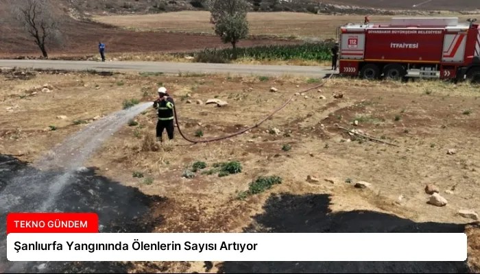 Şanlıurfa Yangınında Ölenlerin Sayısı Artıyor