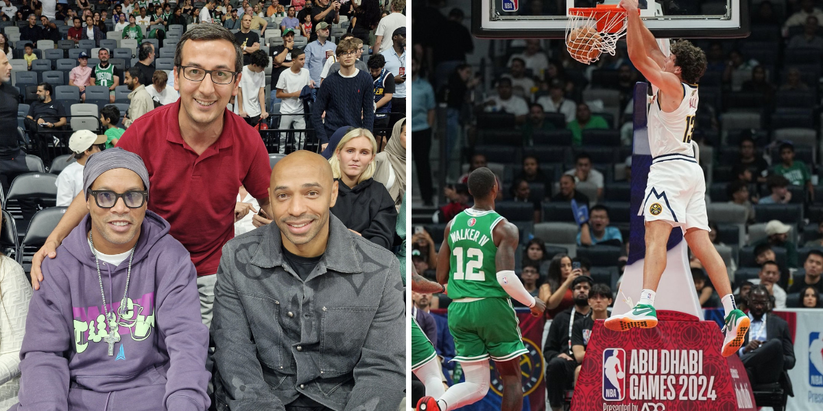 Girişimci Orkhan Rzayev, Ronaldinho ve Thierry Henry ile Abu Dabi’de NBA Gösteri Maçına Katıldı