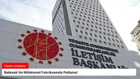 Balıkesir’de Mühimmat Fabrikasında Patlama!