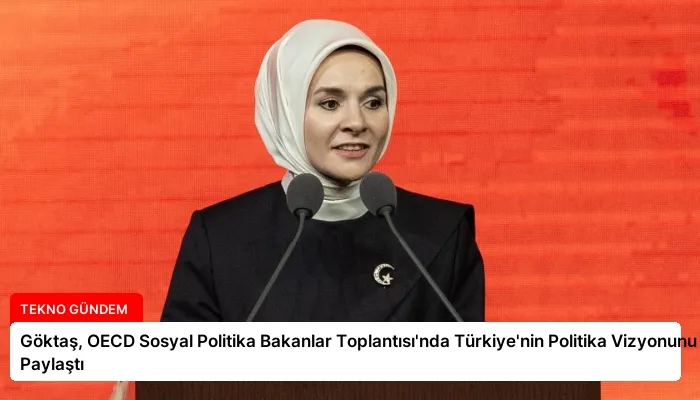 Göktaş, OECD Sosyal Politika Bakanlar Toplantısı’nda Türkiye’nin Politika Vizyonunu Paylaştı