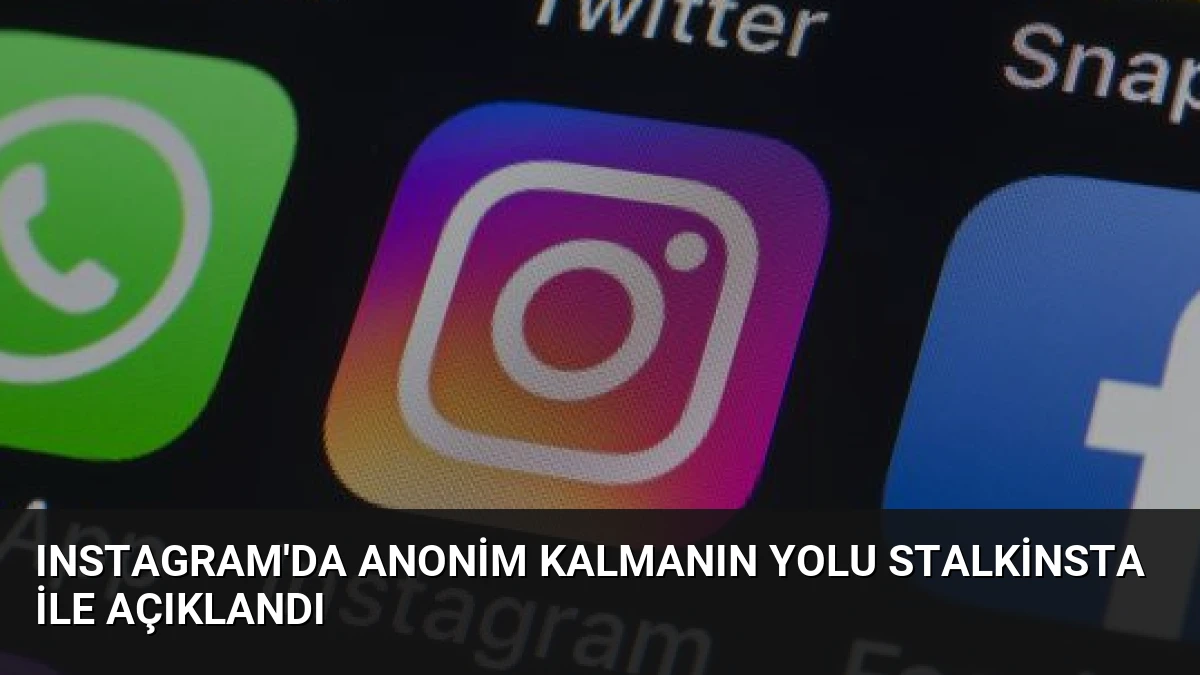 Instagram’da Anonim Kalmanın Yolu Stalkinsta ile Açıklandı
