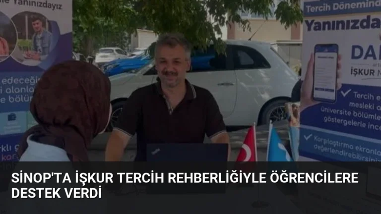 Sinop’ta İŞKUR Tercih Rehberliğiyle Öğrencilere Destek Verdi