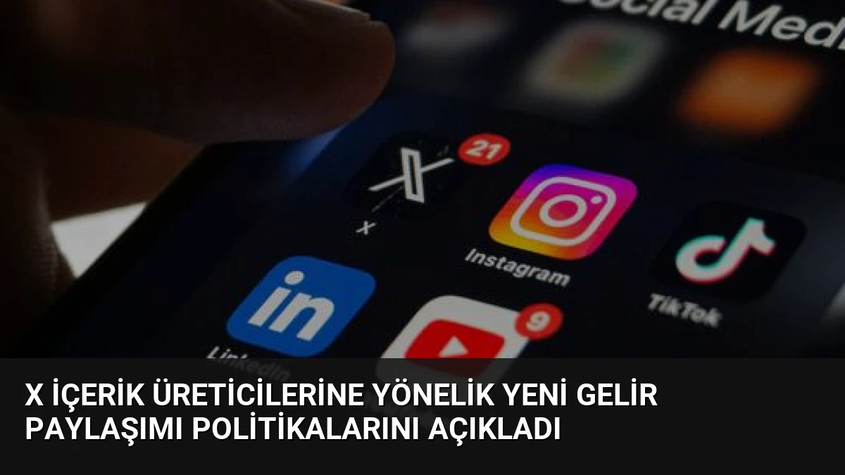 X İçerik Üreticilerine Yönelik Yeni Gelir Paylaşımı Politikalarını Açıkladı
