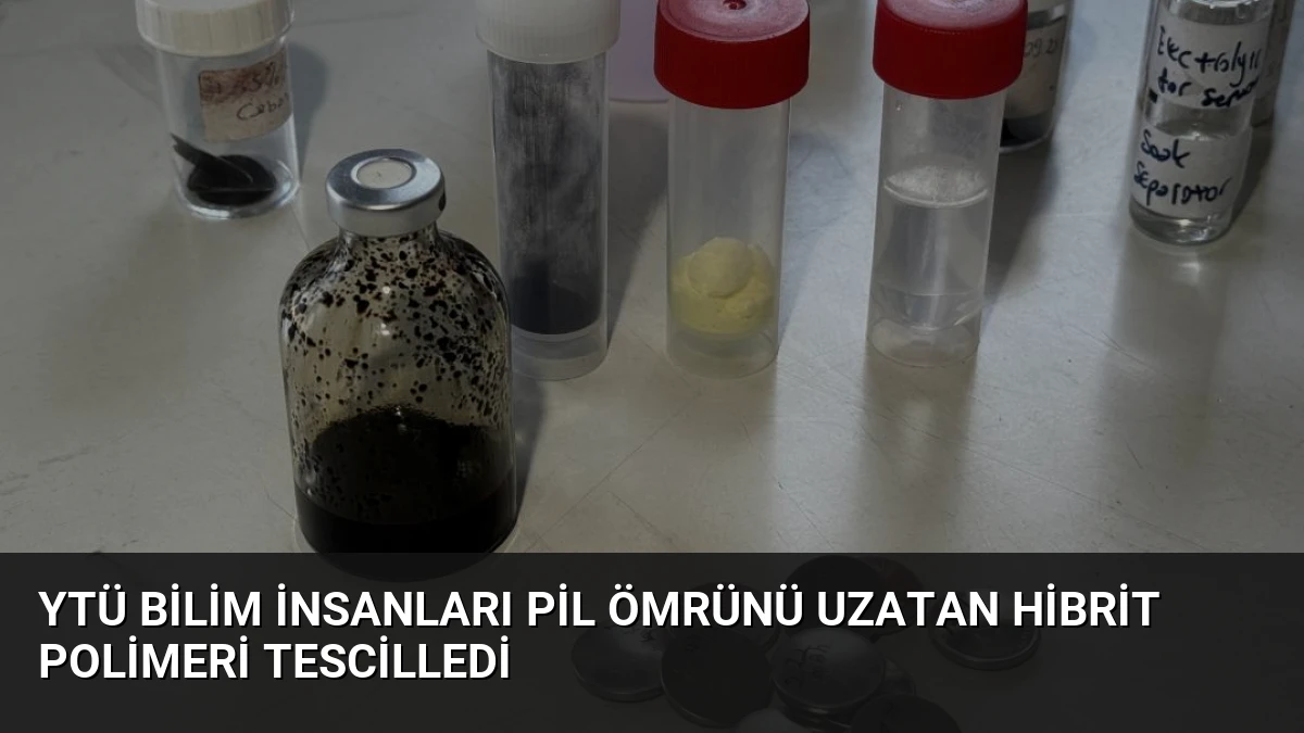 YTÜ Bilim İnsanları Pil Ömrünü Uzatan Hibrit Polimeri Tescilledi
