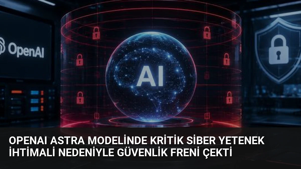 OpenAI Astra Modelinde Kritik Siber Yetenek İhtimali Nedeniyle Güvenlik Freni Çekti
