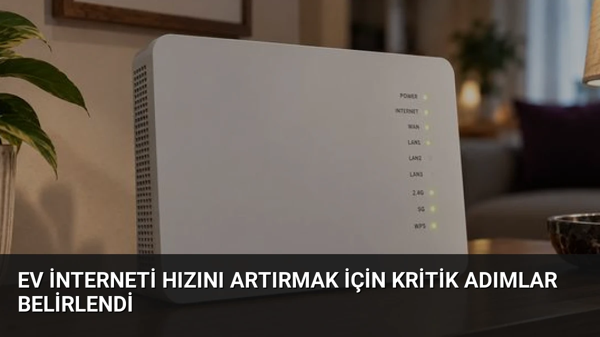 Ev İnterneti Hızını Artırmak İçin Kritik Adımlar Belirlendi