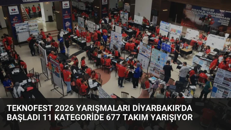 TEKNOFEST 2026 Yarışmaları Diyarbakır’da Başladı 11 Kategoride 677 Takım Yarışıyor