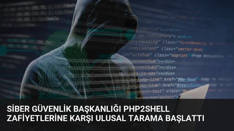 Siber Güvenlik Başkanlığı PHP2Shell Zafiyetlerine Karşı Ulusal Tarama Başlattı