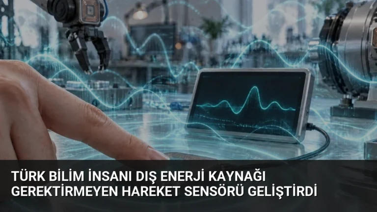 Türk Bilim İnsanı Dış Enerji Kaynağı Gerektirmeyen Hareket Sensörü Geliştirdi